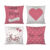 Kit c/ 4 Capas de Almofada Decorativas Modern Print 45×45 – Vamos ser Felizes