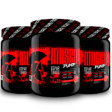 Kit 3x Pré Treino Muscle Pump Pre Workout 300g Espartanos Sabor: Frutas Vermelhas
