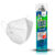 Kit Higiene Pessoal Álcool Spray Aerossol + 10 Máscaras N95 Pff2 Alta Proteção Evita Contágio Covid