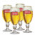 Jogo 4 Taças de Cerveja Stella Artois Belgium 315ml Taça De Vidro Borda Dourada Licenciado – Ruvolo