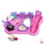 Brinquedo Menina Maquiagem Infantil Kit Beleza Completo Mechas Coloridas para Cabelo Maquiagem para Crianças Presente