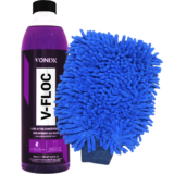Shampoo Automotivo V-Floc 500ml Super Concentrado + Luva Microfibra
