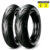Par De Pneus Titan 150 Sport Traseiro 110/70-17 E Dianteiro 80/100-18 Ira Masked