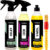 KIT DESCONTAMINANTE FERROSO IZER SHAMPOO XAMPO V-MOL DELET RESTAURADOR DE PNEUS E BORRACHAS VONIXX