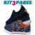 Kit 3 Pares de Tenis Infantil Masculino Dinossauro e Calce facil Kidstep