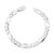 Pulseira Grumet 3×1 7mm Prata 925