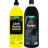Darker Vintex Pneu Pretinho Automotivo Borracha + Lava Autos