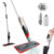 Mop Spray Giratório Limpeza Vassoura Flash Mágico Rodo Esfregão Flat Refil Lavável Powermaid