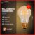Kit 3 Lâmpada Filamento Carbono A19 40W E27 LUZ QUENTE (AMARELO) Âmbar 110V~220V