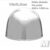 KIT Papel Chumbo Aluminio para Bombons e trufas PRATA 10×9,8 cm M