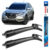 Par De Palheta Limpador parabrisa Original Bosch Honda Hr-v 2015 2016 2017 2018 Kit Dianteiro