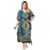 Vestido Kaftan Indiano Longo Estampa Boho Plus Size
