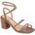 Sandália Feminina Salto Alto Grosso Bloco Tira Strass Regulável Confortável Promoção Original Gigil