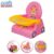 Cadeira Cadeirinha Infantil Papinha Girafa Menina Portátil Magic Toys