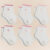 Kit com 6 Pares de Meia Lupo Baby Cano Curto sem Estampa Lisa Kids Infantil em Algodao