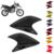 Aba Do Tanque Para Moto Xre 300 2010 2011 2012 Par Cromo Forte Acessórios Peças De Reposição