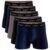 Kit 5 Cuecas Boxer Sandrini Algodão Adulto Masculinas Elastano Original cueca box Promoção