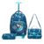 Kit Mochila c/ Rodinha Acoplada e Alças Reforçado Yupe