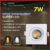 Luminária Spot Led Quadrado Direcionável 7W Embutir Gesso Teto |Luz Branca / Luz Amarela Bivolt Spot Super LED