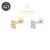 Piercing Orelha Helix Tragus Conch Labret Titânio Pvd Quadrado Zircônias Cravejadas 1,2×8