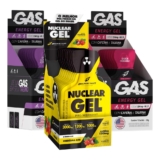 Kit 2x Gas Gel Energético 20 Sachês + Pré Treino Nuclear Gel