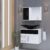 Conjunto Turin MDF gabinete de banheiro com espelheira e cuba
