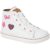 Tenis Infantil GiGiL Teen Feminino Enfeite Girl Love Brilho Coração Cano Alto Escolar Macio Leve Confortável Star