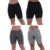 Kit 3 Shorts Ánagua Cintura Alta Algodão para Vestidos