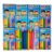 100 Cx Giz De Cera 6 Cores 21g Atacado P/ Kit Festa Infantil Revenda Lembrancinha Aniversario Prenda