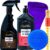 Kit Limpador de Couro + Hidratante Tratamento de Couro 500ml Cadillac + Pano + Pincel + Aplicador