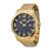 Relogio Dumont Masculino Dourado Fundo Preto Du2315ao/4c