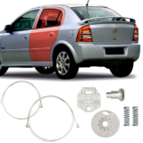 Kit Reparo de Máquina Vidro Elétrico Portas Traseiras 10 Estrias Astra 4 Portas 1999-2013