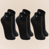 Kit Com 3 Pares Cano Curto Meias Masculina Algodão Lupo Sport Tamanho 33 ao 44