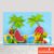 Painel Fundo Fotográfico Praia Cenário Verão Smash Piscina Sublimado Em Tecido