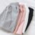 Shorts moletom feminino com bolso Short curto malha algodão