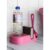 Porta Detergente Esponja + Rodinho Rosa Elegance