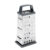 Ralador 4 Faces Com Visor Brinox – Top Pratic 20,5 cm Preto