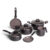 Jogo De Panelas Ceramic Life Brinox Smart Plus 6 Peças Preto