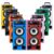 Caixa Residencial Colorida Radio Bluetooth + Par Falante 6 Polegadas + Par Tweeter – Caixa Colorida