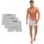 Kit 10 Cueca Boxer Microfibra Polo Star Branca – V1