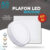 Kit 10 Luminária Painel Plafon Led Alumínio Embutido | Sobrepor |  18W~24W | Branco Frio | Branco Quente