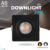 Luminária Spot Led Quadrado Direcionável 3W Embutir Gesso Teto Preto | Branco Frio | Branco Quente Bivolt Spot Super LED