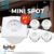 Kit 6 Mini Spot Led 1W Quadrado | Redondo Embutir Gesso Direcional GM Cor Branca | Amarela