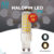 Kit 10 Lâmpada Led 7W G9 Halopin 220V | 110V / Branco Quente 3000K (Amarelo) / Branco Frio 6500K (Branco) Luz Bipino | Arandelas e Decoração