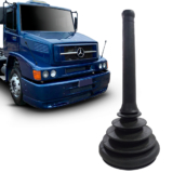 COIFA GUARDA PÓ ALAVANCA CAMBIO PRETO COM PROLONGADOR 320MM CAMINHÃO MB HPN LS1630 L1620