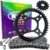 Kit Relação Cg Titan 150/fan 150 Todos os anos Kmc C/Retentor – 80465 Coroa/Pinhão/Corrente Em Aço