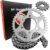 Kit Relação Transmissão Tração Xtz 150 Xtz150 Yamaha Crosser 2014 2015 2016 2017 2018 2019 2020 2021 2022 2023