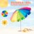 Guarda-Sol Arco Íris Rainbow Em Alumínio 2,20m Poliéster Com Silvercoating Grande FPS 100 – Mor