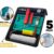 Kit Pintura E Decoração Completo Teto Parede Multiuso Rolo Bandeja Pincel Rolinho 5 Peças Atlas Original