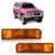 Pisca Seta Parachoque Dianteiro Hilux SW4 1992 1993 1994 1995 Âmbar Lente Estriada Acrilico
